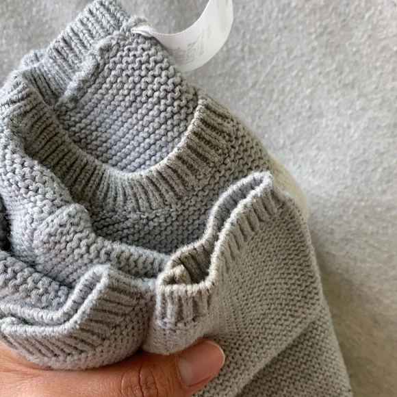 Gender Neutral Knit Sweater and Pant Set for Baby - Picture 6 of 6